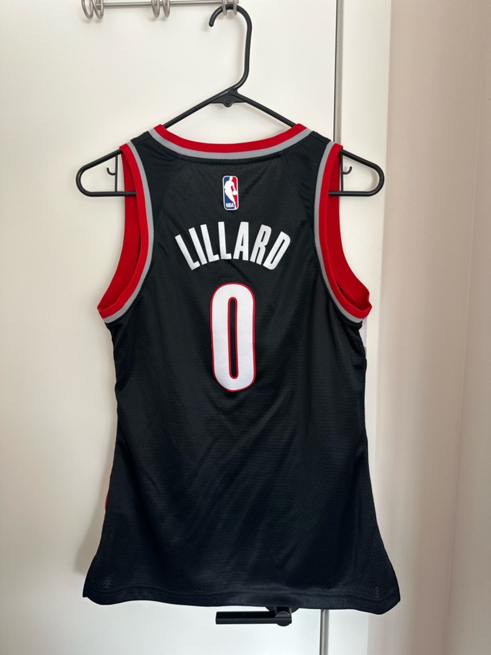 Nike Black and Red NBA Dri-FIT Jersey - Picture 4 of 5